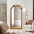 thumbnail image 2 of Member's Mark Wood Arch Mirror Honey, 2 of 7