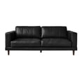 thumbnail image 2 of Society Den Hanson Leather Sofa, Assorted Colors, 2 of 9