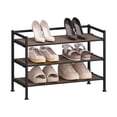 thumbnail image 9 of Seville Classics 3-Tier Resin Slat Shoe Rack, 26.5" W x 12.2" D x 19" H Assorted Colors, 9 of 22