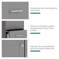 thumbnail image 9 of Hirsh 18" Deep 2-Drawer Mobile Letter Width Vertical File Cabinet, Choose Color, 9 of 10
