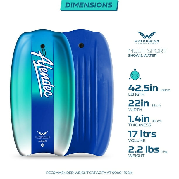 Alendec Hyperwing Hybrid Water Snow Board Sled, 42.5