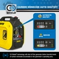 thumbnail image 4 of 2500-Watt Ultralight Portable Inverter Generator with Quiet Technology and CO Shield - GAS Only, 4 of 10