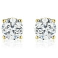 thumbnail image 1 of Round Diamond Studs in 18K Gold, 1 of 3