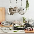 thumbnail image 2 of Henckels 11-Piece Stainless Steel Tri-Ply Clad Cookware Set, 2 of 14