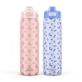 thumbnail image 1 of Ello Pop & Fill 22oz. Stainless Steel Water Bottle with Leak Proof Locking Lid, 2-Pack, 1 of 8