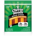 thumbnail image 1 of Frigo Cheese Heads Yellow Cheddar & Turkey Sticks, 18.9 oz, 24 count, 1 of 4