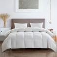 thumbnail image 1 of Serta All-Season White Goose Feather and Down Fiber Comforter, Various Sizes, 1 of 6