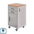 thumbnail image 3 of Seville Classics UltraHD Interlocking 2-Drawer Rolling Storage Cabinet, 20"W x 18"D x 34.5”H, 3 of 17