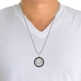 thumbnail image 4 of 0.23 CT. T.W. Black Diamond Stainless Steel Praying Hands Pendant, 4 of 5