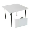 thumbnail image 1 of Lifetime 37-Inch Square Fold-In-Half Table Light Commercial, 280228, 1 of 12