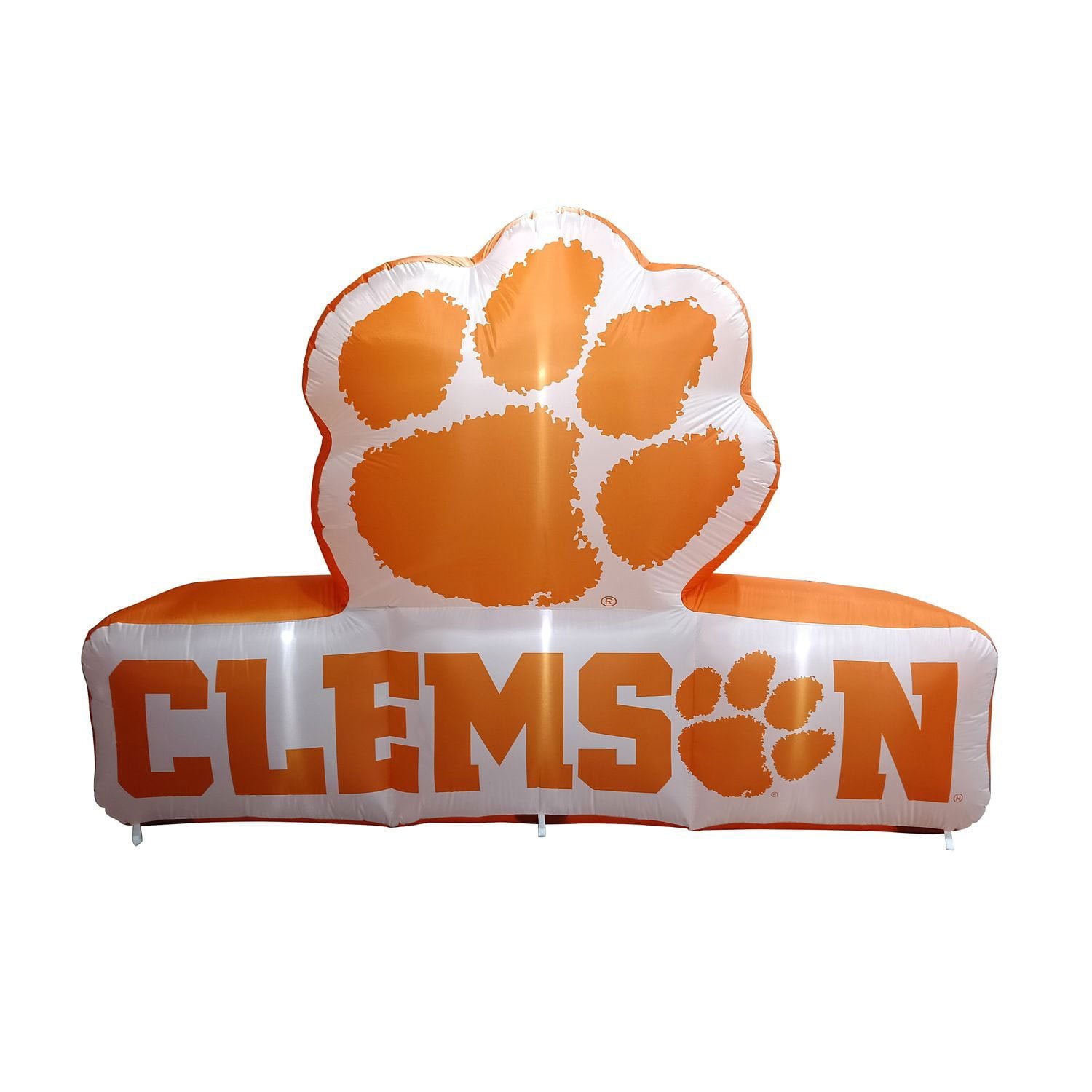 Logo Brands Clemson Tigers PreLit 7’x10’ Team Inflatable