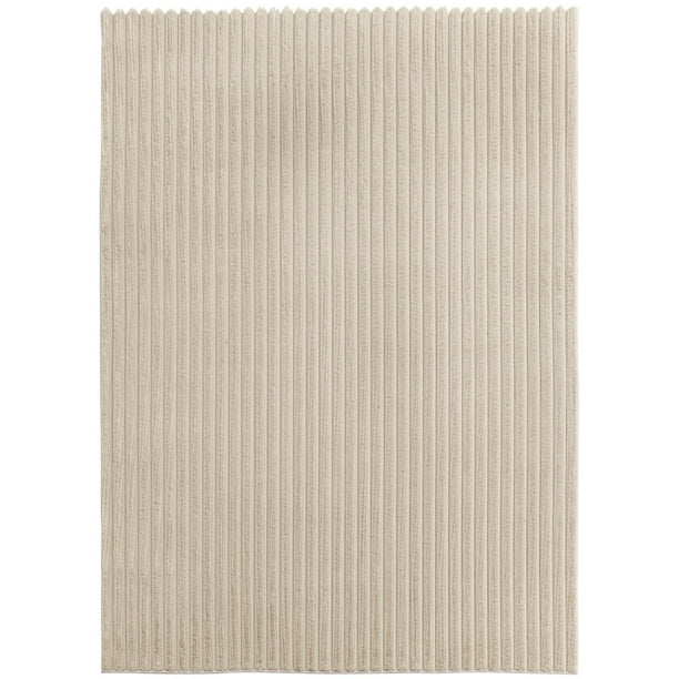 Avenue B Faux Fur Channeled Area Rug, Choose Size - Samsclub.com
