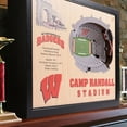 thumbnail image 2 of YouTheFan Wisconsin Badgers 25-Layer Football Stadium View 3D Wall Art, 2 of 5