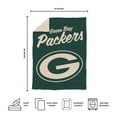 thumbnail image 5 of Logo Brands Green Bay Packers Luxe Dreams Throw, 60" x 80", 5 of 6