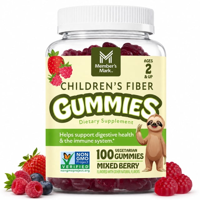 Members Mark Children's Fiber Gummies, 100 Ct.