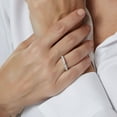 thumbnail image 5 of 1.20 C.T. TW Emerald and Round Cut Diamond Band in 14K Gold, 5 of 6