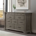 thumbnail image 1 of Society Den Paterson 10-Drawer Dresser and Mirror in Grey, 1 of 8