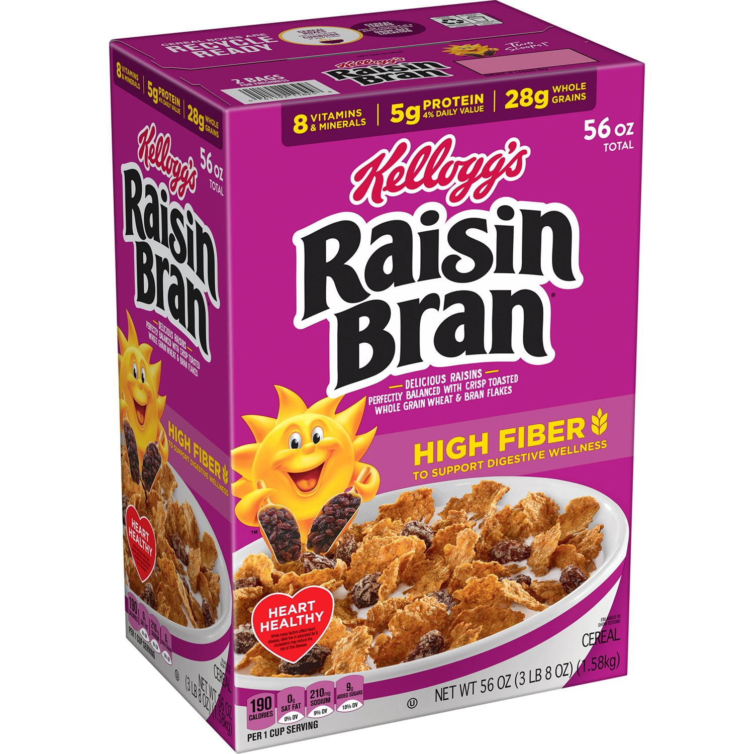 Raisin Bran Breakfast Cereal, 56 oz.