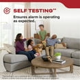thumbnail image 7 of Kidde 10-Year Battery Smoke Detector with LED Warning Lights, 2 Pack, 7 of 13