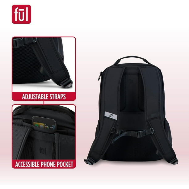 Ful Tactics Collection 15" Laptop Backpack, Phantom Padded Computer Bag,  Assorted Colors - Samsclub.com