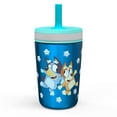 thumbnail image 2 of Zak Designs 12-oz. Stainless Steel Double-Wall Tumbler for Kids with Straw, 2-Piece Set, 2 of 6