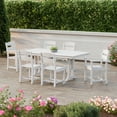 thumbnail image 1 of POLYWOOD Gulf Shores Farmhouse Trestle Dining Set, 7pc, 1 of 11
