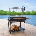 thumbnail image 1 of Backyard Discovery Heritage Steel Grill with Wood Fire and Charcoal, 1 of 13