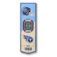 thumbnail image 1 of YouTheFan NFL 6" x 19" 3D Stadium View Banner, 1 of 6