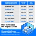 thumbnail image 2 of Midea 7,000 DOE BTU Portable Air Conditioner, For Spaces Up to 300 sq. ft., 2 of 12