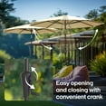 thumbnail image 4 of Above 9' Patio Market Umbrella OneClick Gen2 with Push Button Tilt, 4 of 9