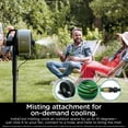 thumbnail image 7 of Shark FlexBreeze Fan with InstaCool Mist Attachment, Cordless & Corded, Outdoor & Indoor, 7 of 17