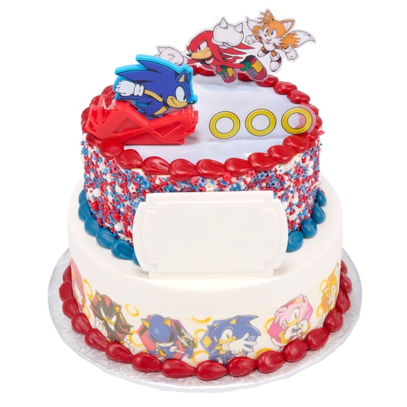 Sonic Two-Tier Cake