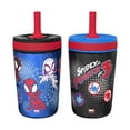 thumbnail image 3 of Zak Designs 12-oz. Stainless Steel Double-Wall Tumbler for Kids with Straw, 2-Piece Set, 3 of 9