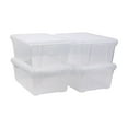 thumbnail image 1 of Member's Mark 13 Quart Clear Storage Containers, 10.9" D x 16.4" W x 6.4" H, 4-Pack, 1 of 8