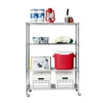 thumbnail image 9 of Seville Classics 4-Tier Steel Wire Shelving, 36" W x 14" D x 56.5"H, 9 of 13