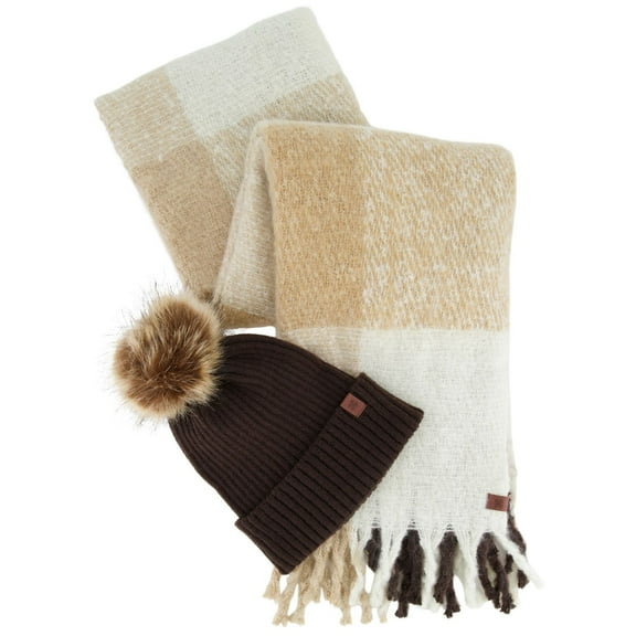 Lucky Brand Women's 2-Piece Hat and Scarf Set