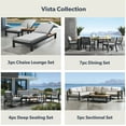 thumbnail image 8 of Member's Mark Vista Chaise Lounge Set with Sunbrella Fabric, 3pc, 8 of 9
