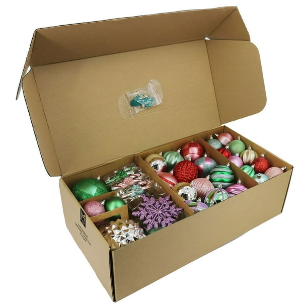 Member's Mark Shatterproof Ornament Collection, 76 pcs.