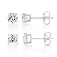 thumbnail image 1 of Lab Created White Sapphire Studs Set in 14K Gold, 1 of 12