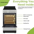 thumbnail image 14 of Hamilton Beach 20" Electric Vitroceramic Top Range with Shallow Tray, 14 of 15