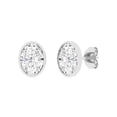thumbnail image 1 of Lab Created Diamond Earrings in 14K Gold, 1 of 7