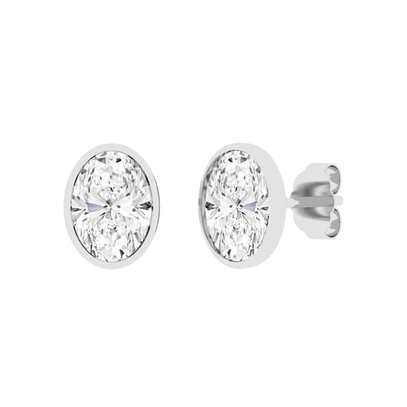 Lab Created Diamond Earrings in 14K Gold