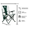 thumbnail image 3 of Logo Brands Michigan State Spartans Hard Arm Chair, 3 of 6