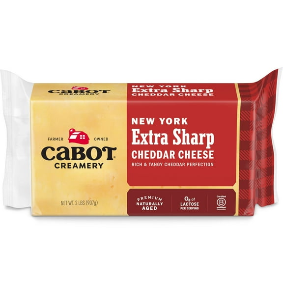Cabot Extra Sharp Cheddar Cheese 2 lbs.