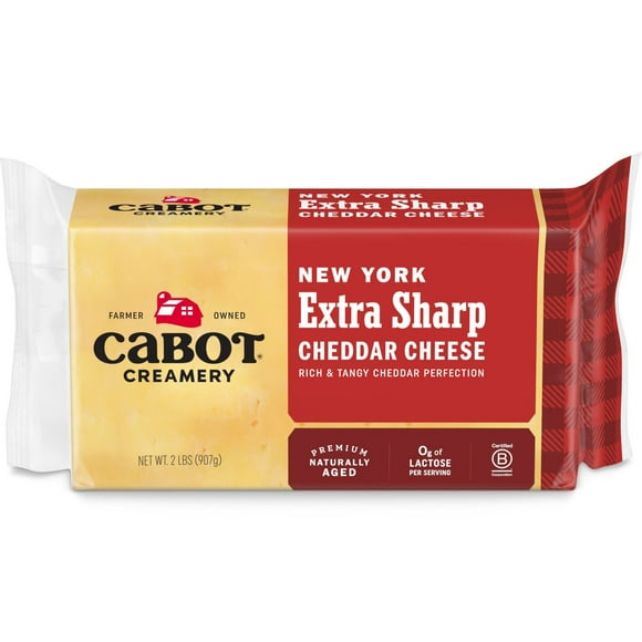 Cabot Extra Sharp Cheddar Cheese 2 lbs.