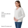 thumbnail image 4 of Seven7 Women's Waffle V-Neck Top, 4 of 11