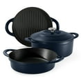 thumbnail image 1 of Tramontina 4-Piece Stackable Enamel Cast Iron Cookware Set (Choose Color), 1 of 15