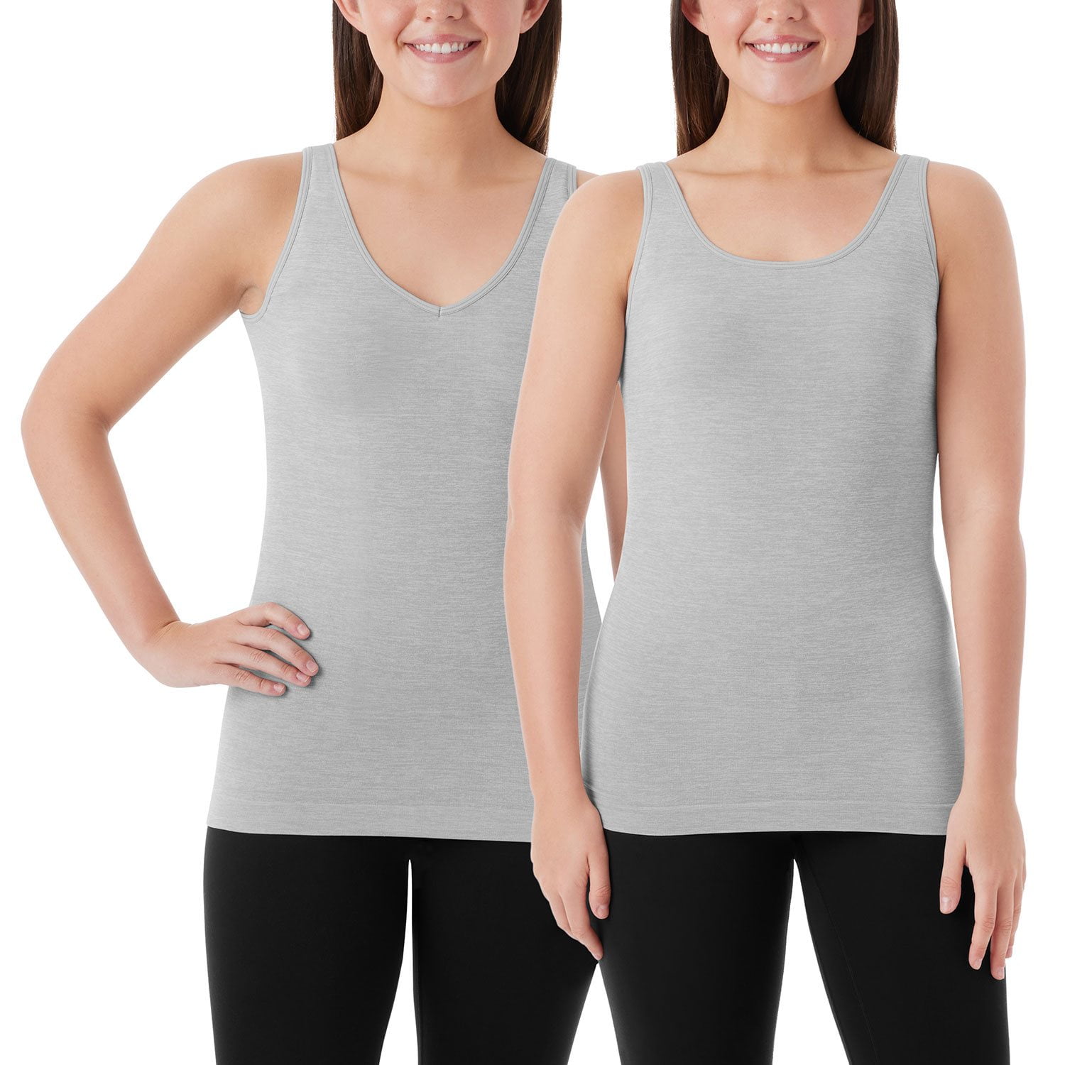 Member's Mark Women's 2-Pack Seamless Reversible Tank Top