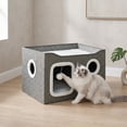 thumbnail image 4 of Member’s Mark Collapsible Cat Condo, 24 x 17 x 15 in., Choose Color, 4 of 8