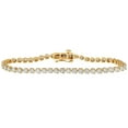 thumbnail image 1 of Round Cut Diamond Tennis Bracelet in 14K Gold, 1 of 8